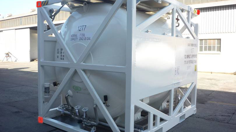 Rental services of 10 ft cryogenic ISO tank containers